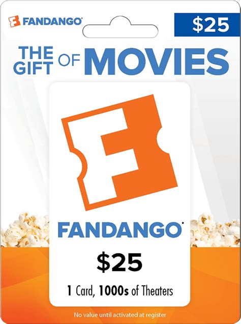 fandango gift cards accepted where